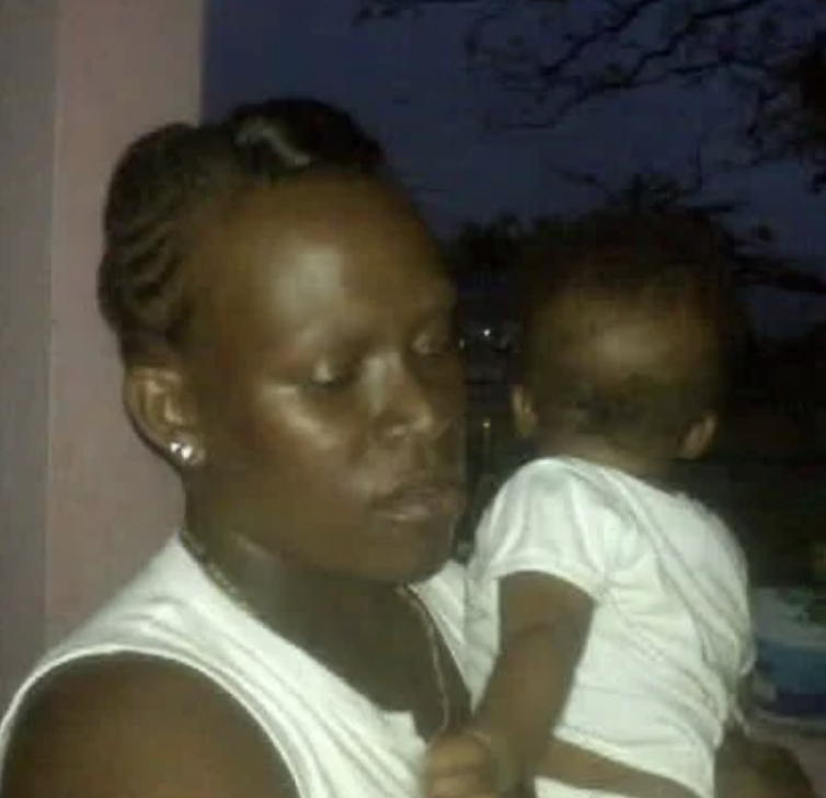 Venus Glasgow and her child